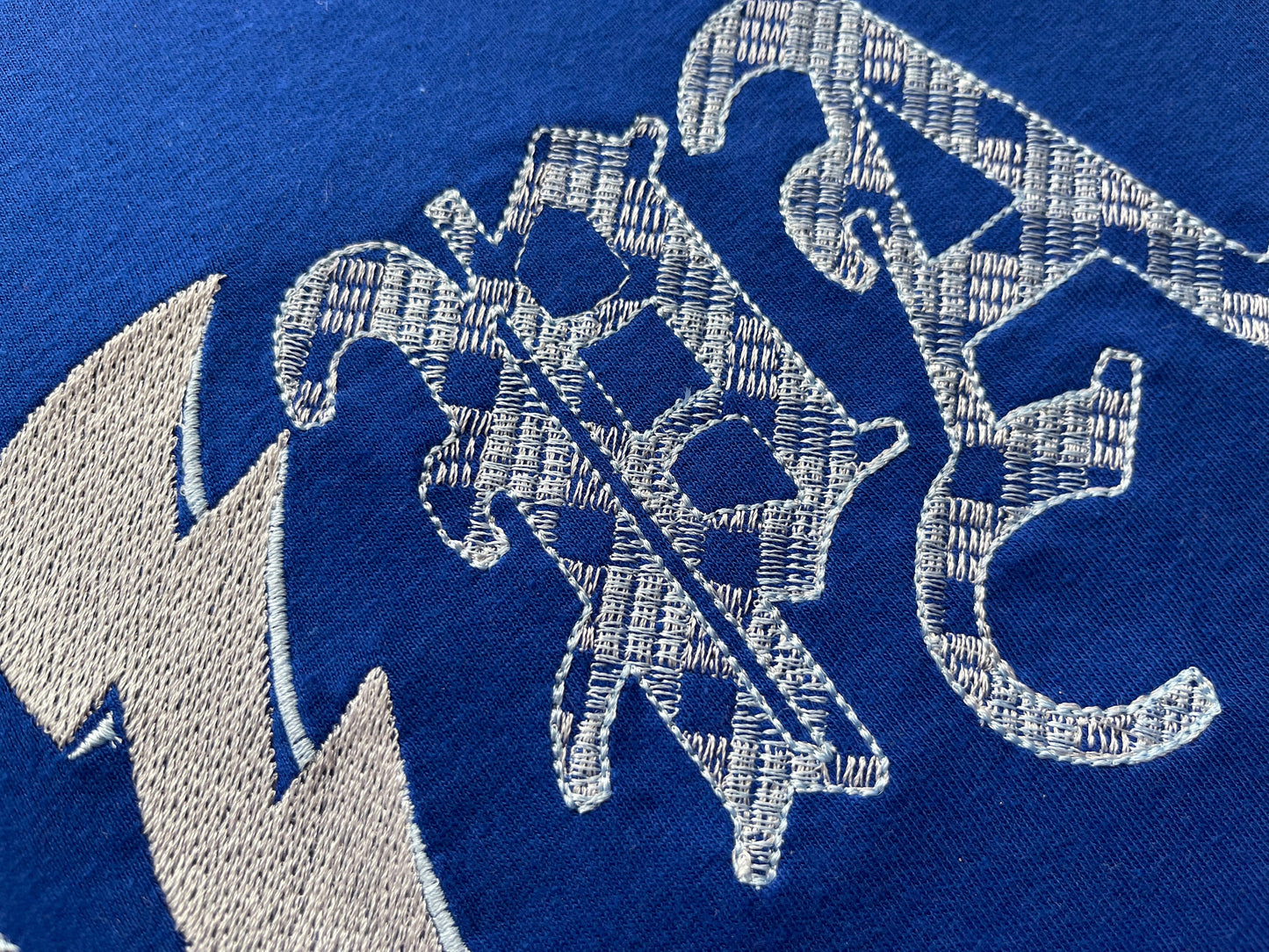 Old English Rocker Buffalo Plaid Font