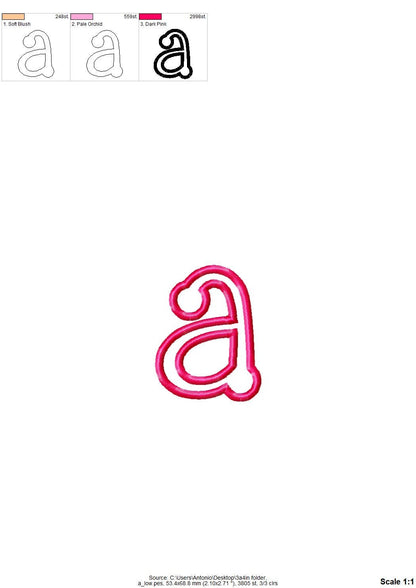 Dot To Dot Kids Font Applique