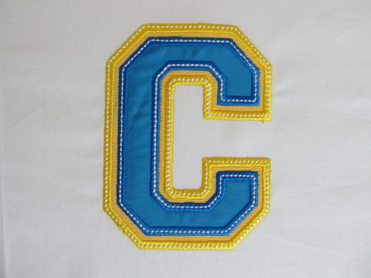 Double Applique Athletic Sport Font