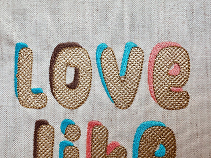 Glitter HTV Bubble Shadow Font