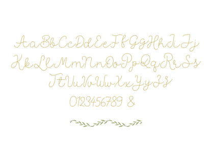 Bean Stitch Handwritten Font