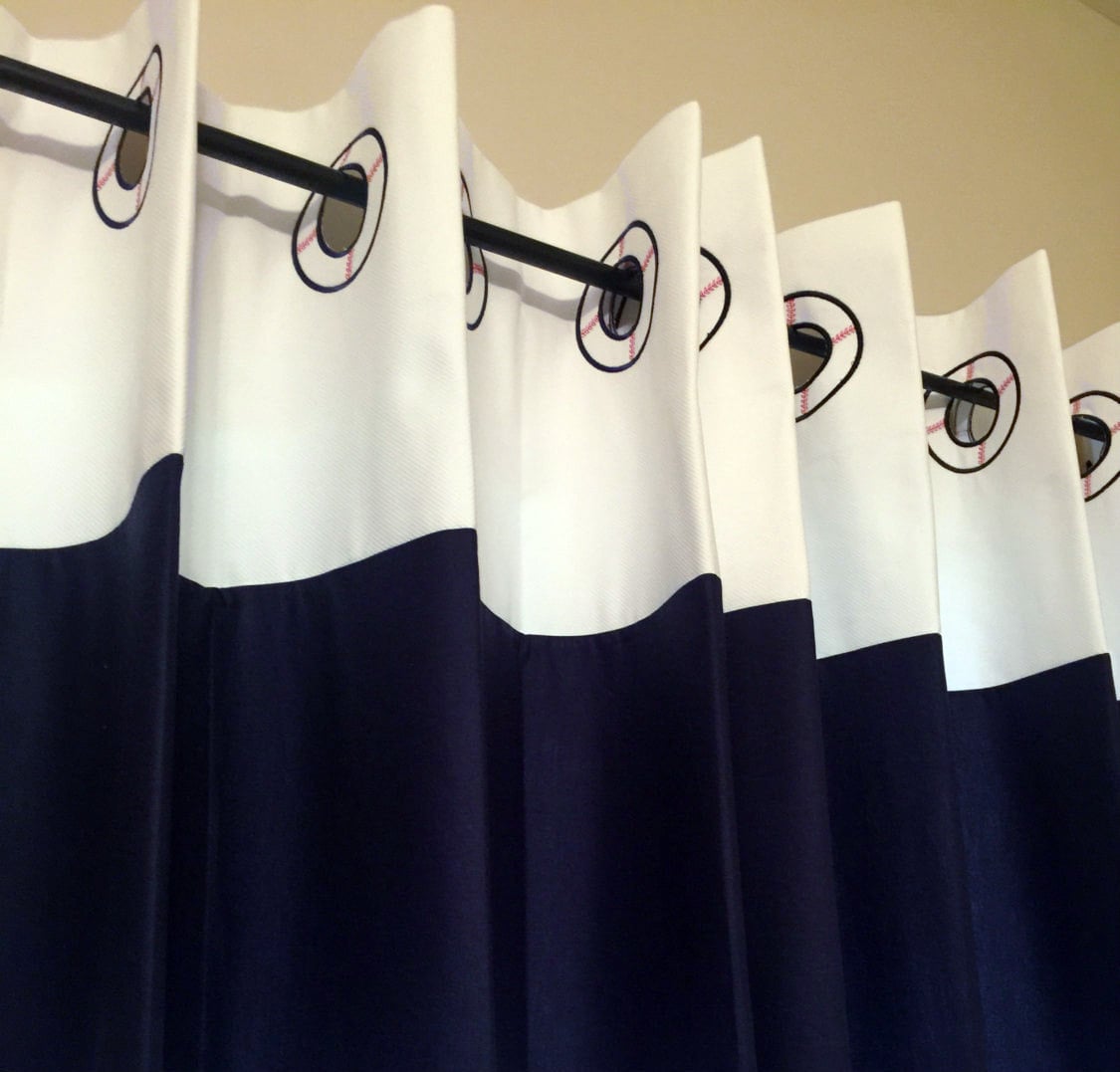 Sport Baseball Curtain Hole ITH