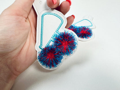 Cheerleader Megaphone Keychain