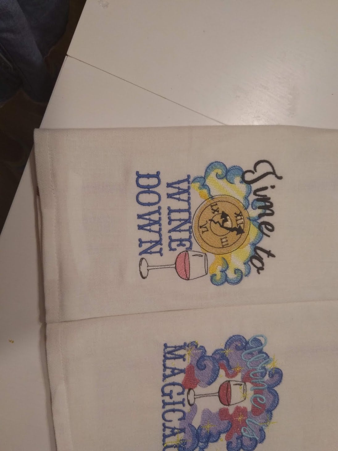 Wine Lovers Saying Kitchen Towel Set