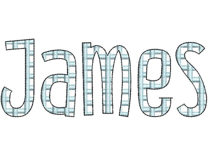 Playful Kids Checkered Plaid Font