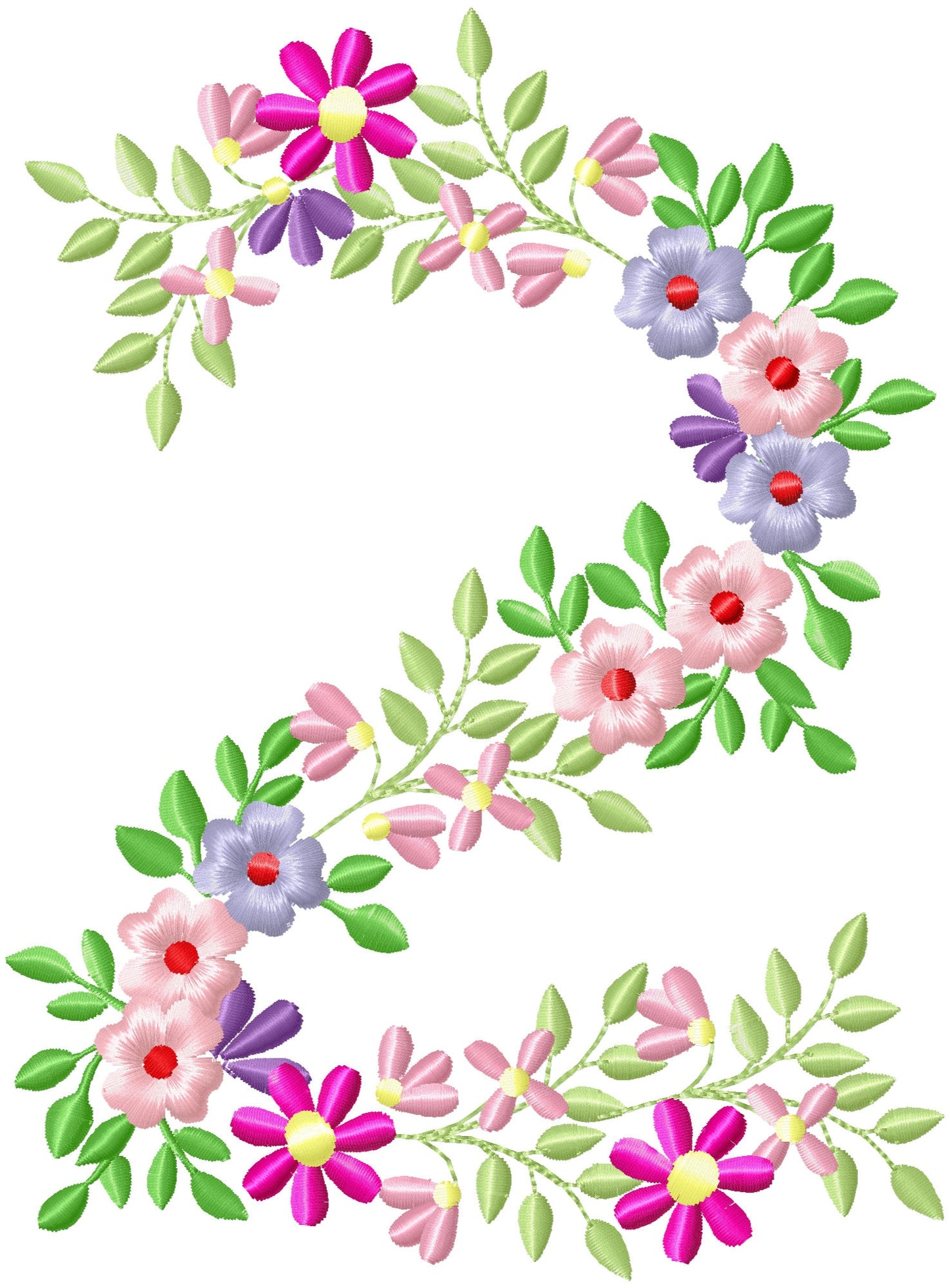 Country Floral Numbers