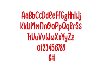 Versatile Fill Stitch Font Steve