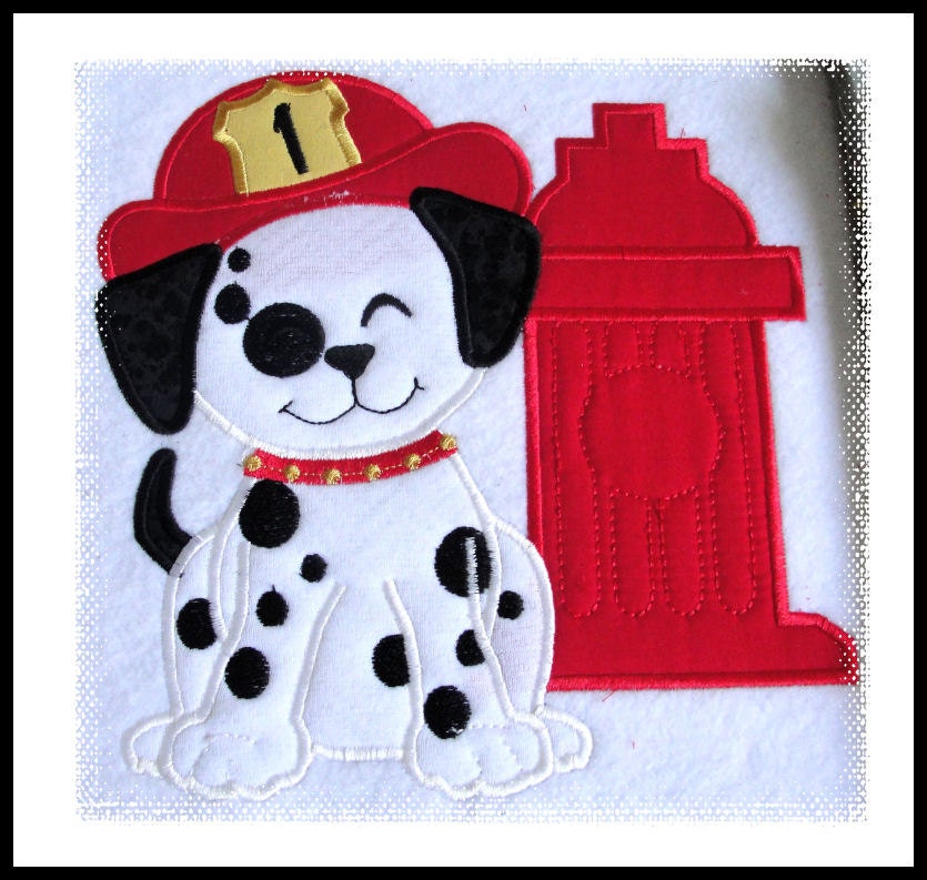 Dalmatian Puppy Single and with Hydrant