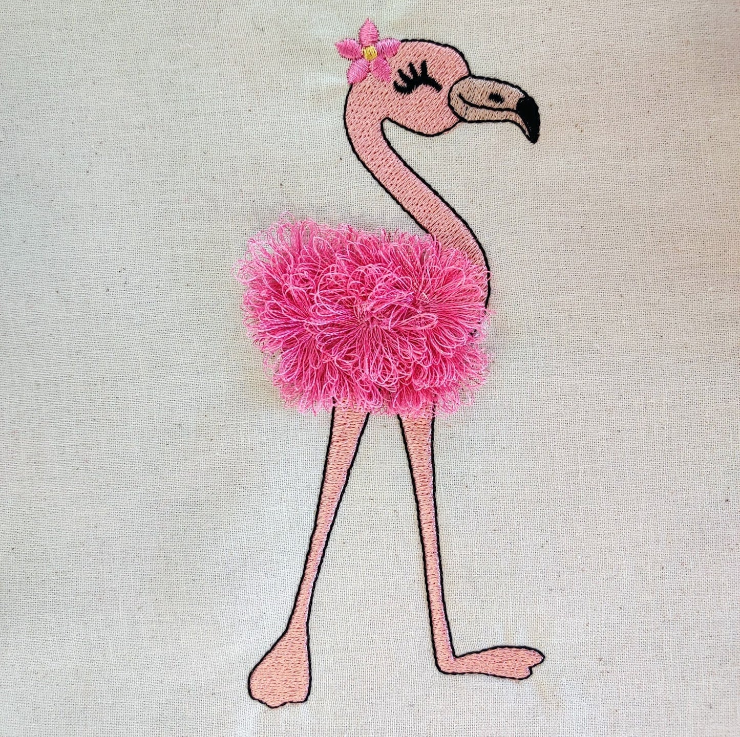 Fringed Flamingo Girl