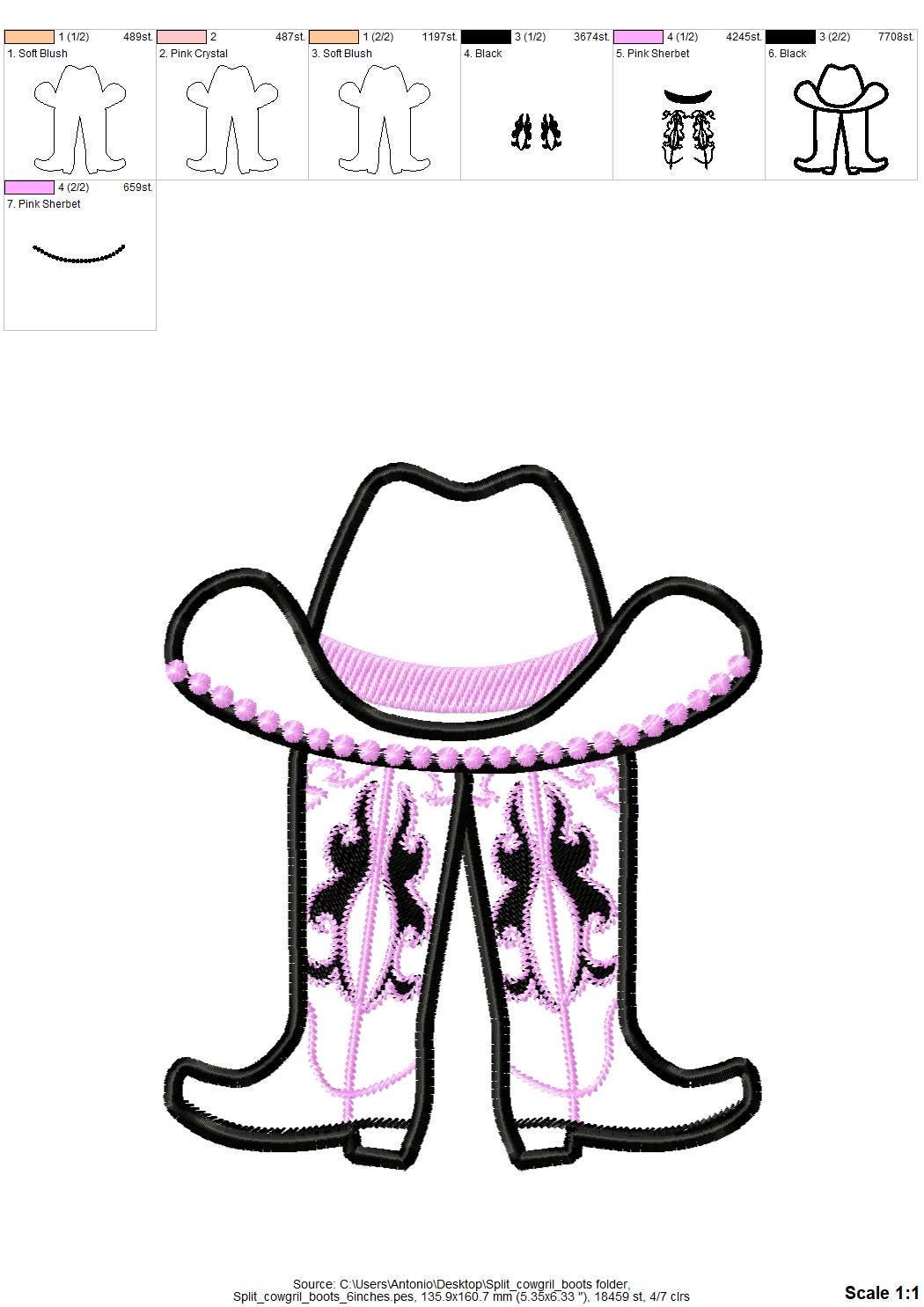 Cowgirl Cowboy Boots And Hat