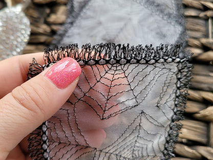 Fringed Halloween Napkin ITH