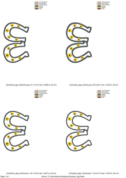 Floral Horseshoe Split Side Seam