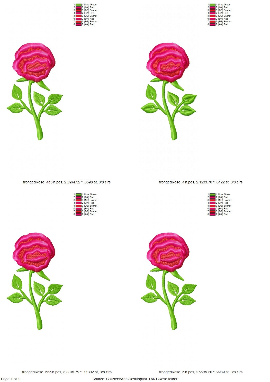 Awesome Fringed Rose Flower