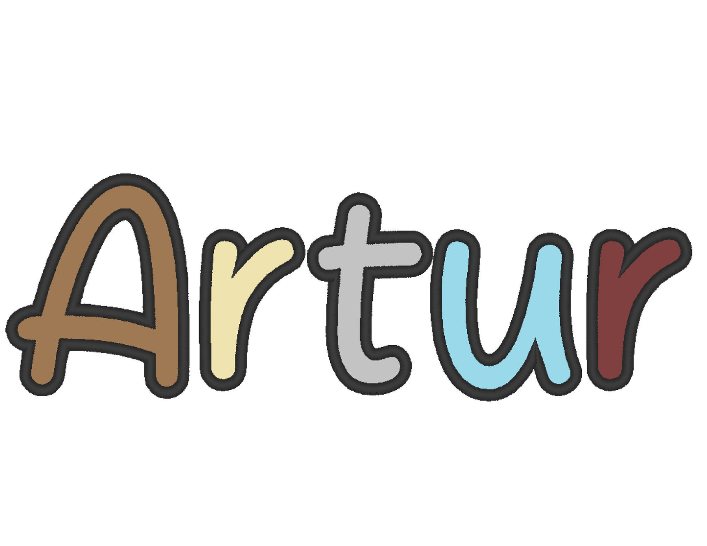 Mulan Monogram Font Applique