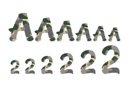 Military Camo Camouflage Font
