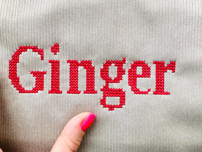 Christmas Cross Stitch Font