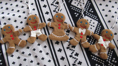 Christmas Gingerbread Men Cookie Set