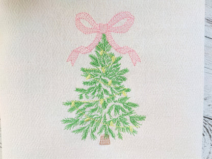 Vintage Baby Bow Christmas Tree