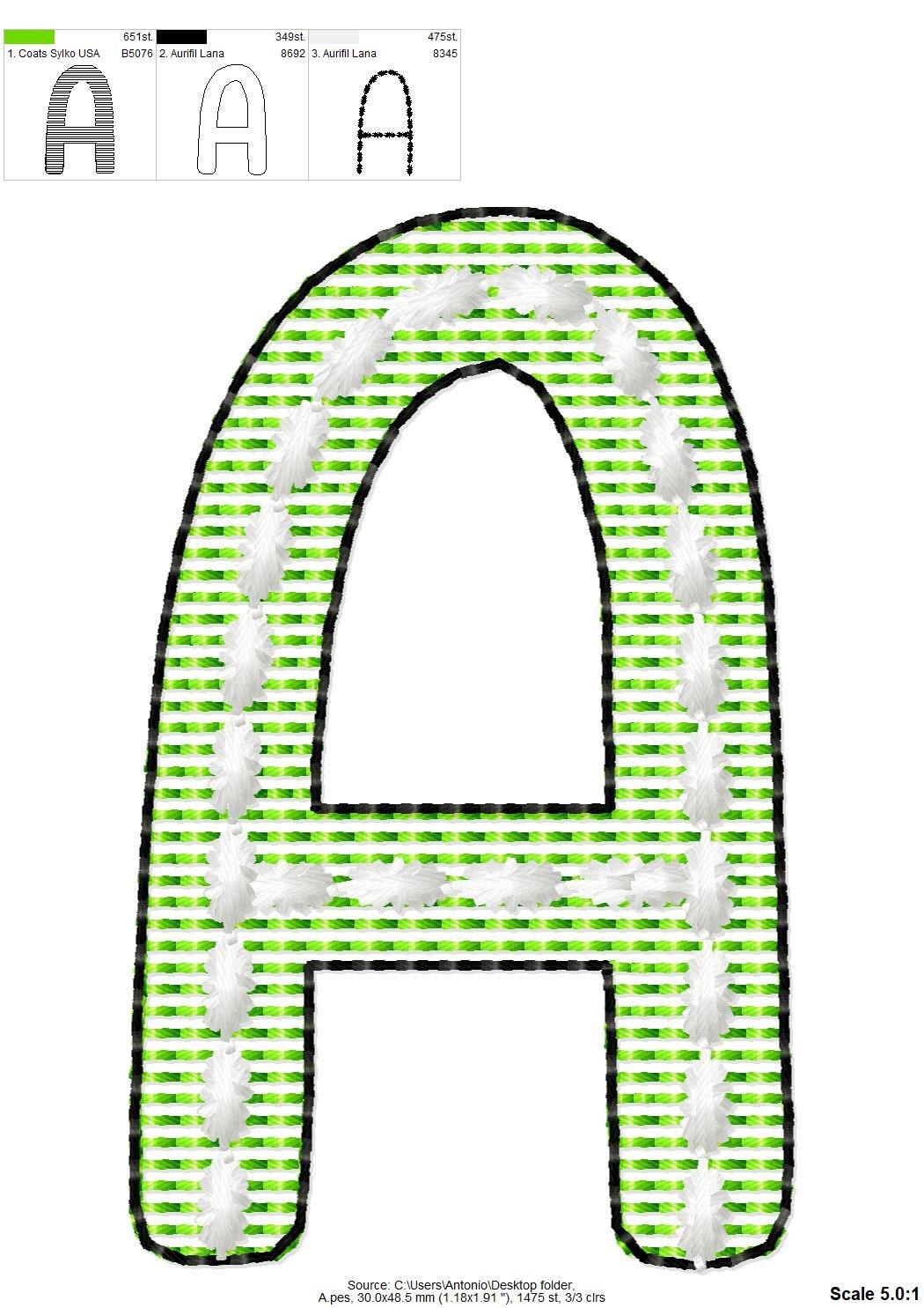 Quick Light Stitch Sketch Kindergarten Font