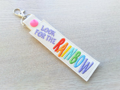 Look For The Rainbow Keychain ITH