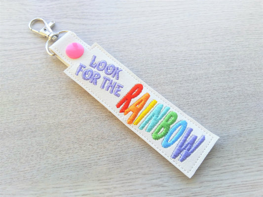 Look For The Rainbow Keychain ITH