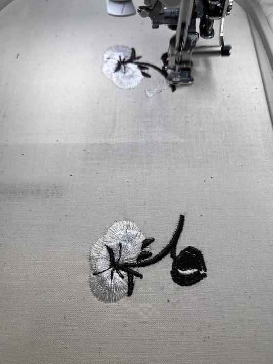 Fringed Flower Cotton Branch