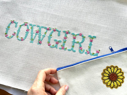 Fishtail Floral And Plain Font Set