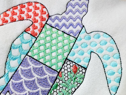 Patchwork Patterned Turtle Tortoise