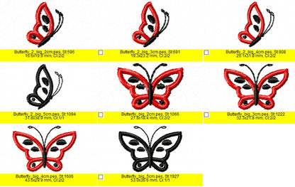 Little Elephant Applique Set of 4