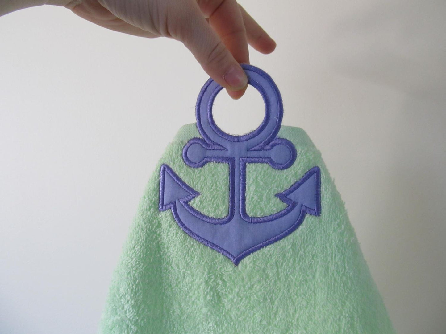 Nautical Anchor Towel Topper