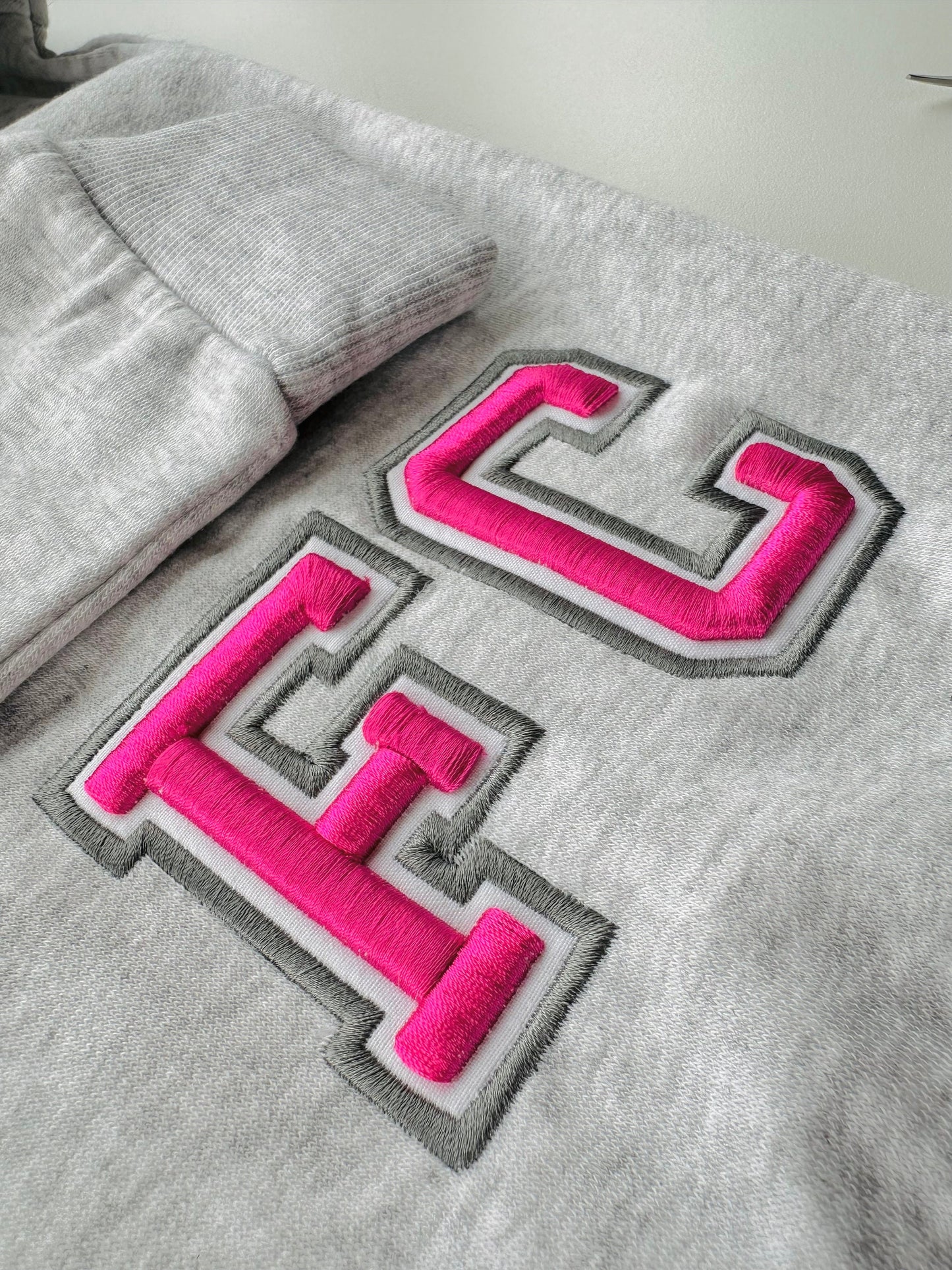 Puff Puffy Foam Sport Varsity Font Applique