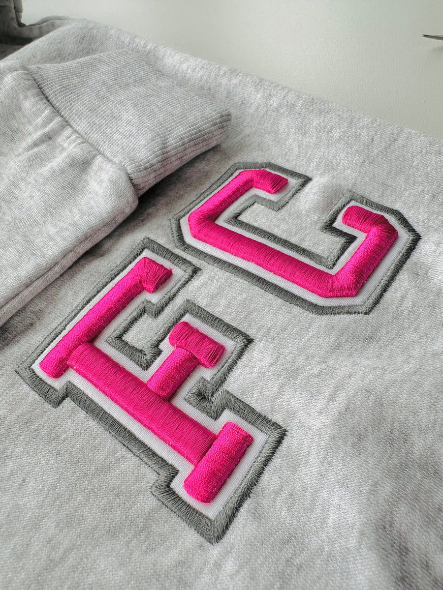 Puff Puffy Foam Sport Varsity Font Applique