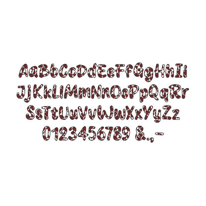 Cow Spots Patterned Font