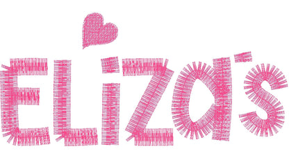 Boho Girly Fringed Font