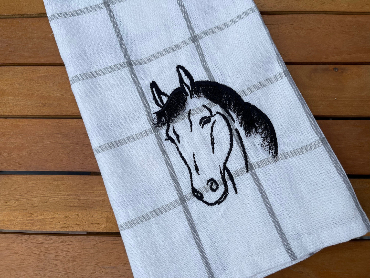 Graceful Horse Head Fringed Hair