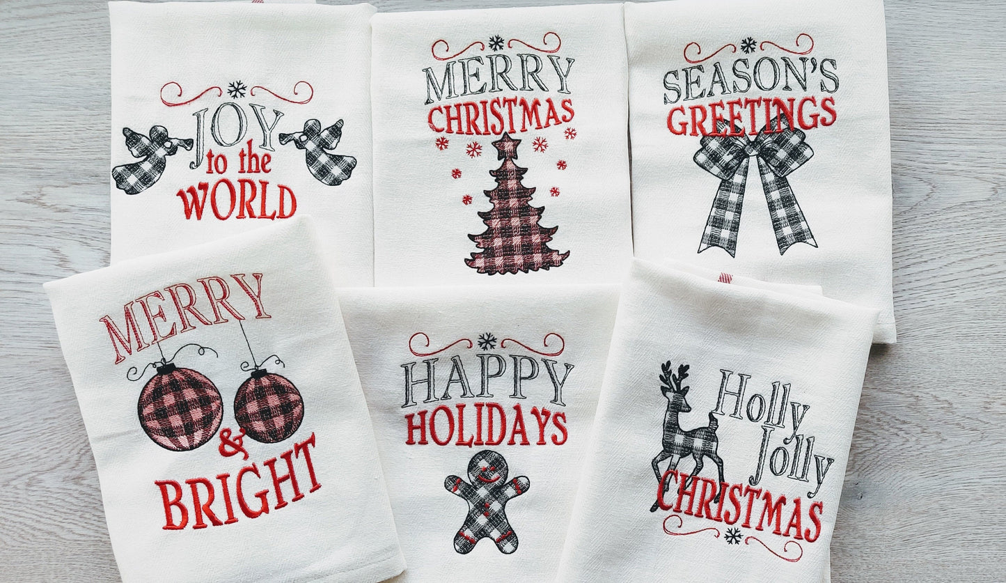 Classic Old Fashioned Merry Christmas Set