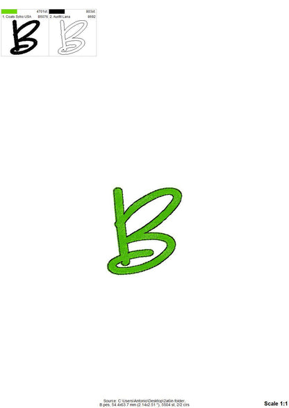 Fill Stitch Handwritten Script Font