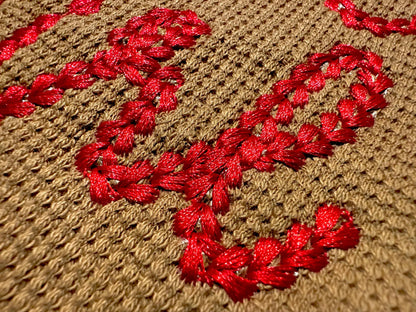 Extra Bold Chain stitch handwritten FONT dense chain machine embroidery