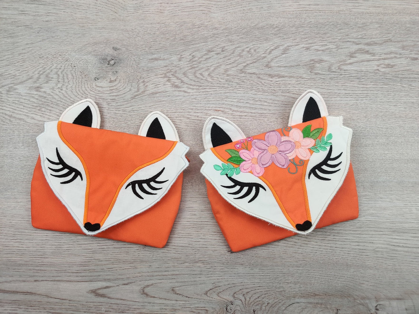 Fox Zipper Bag Pouch ITH