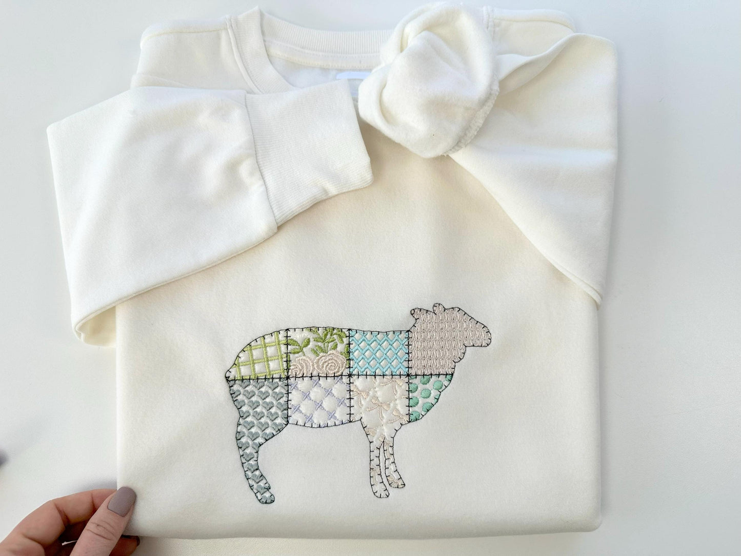 Patchwork Patterned Farm Animals Set