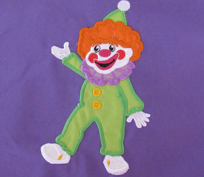 Funny Clown Party Applique