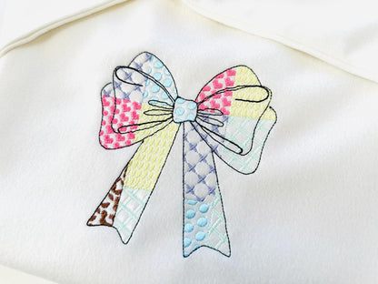 Patchwork Patterned Heirloom Bow