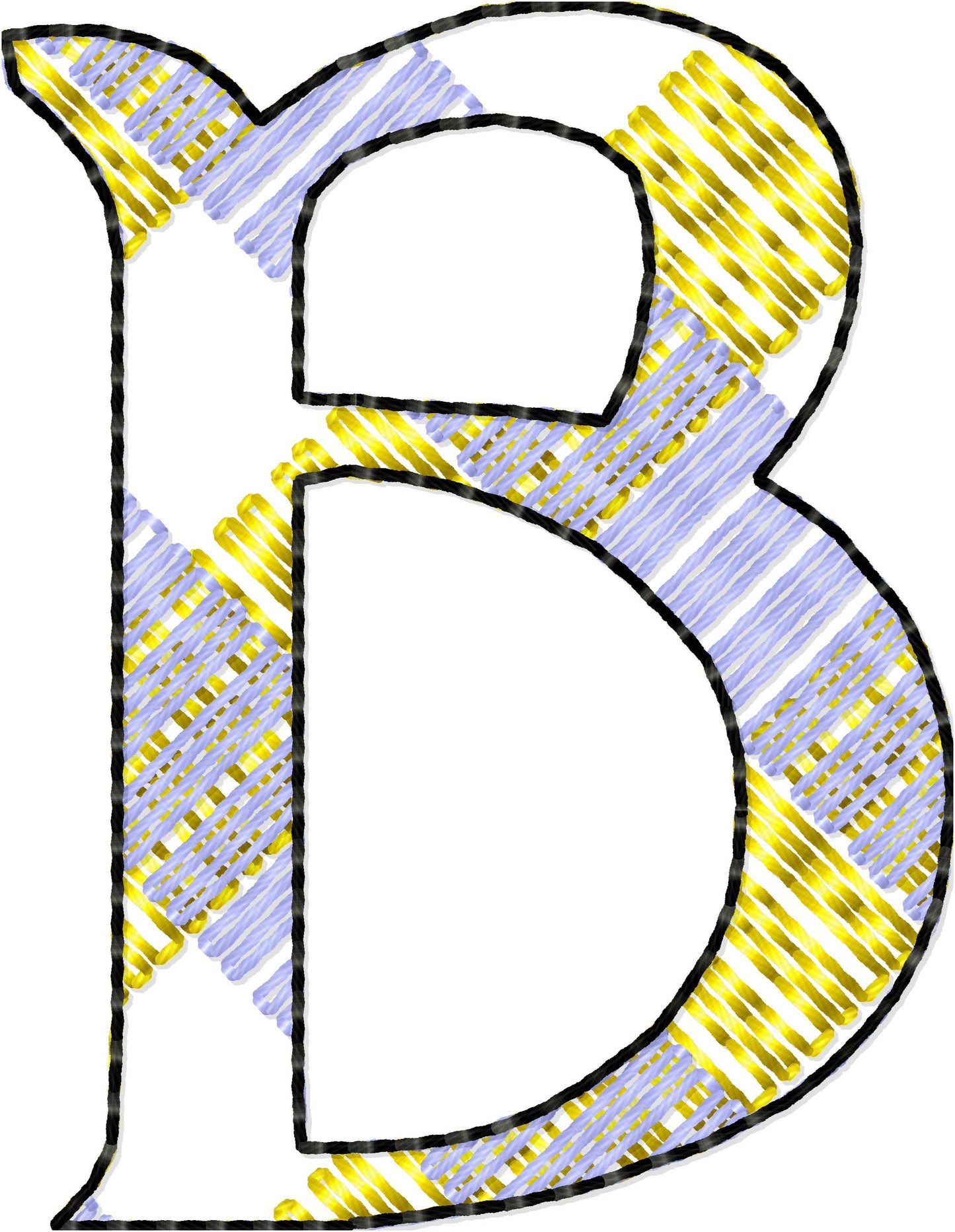 Buffalo Gingham Plaid Patterned Font Lakeside