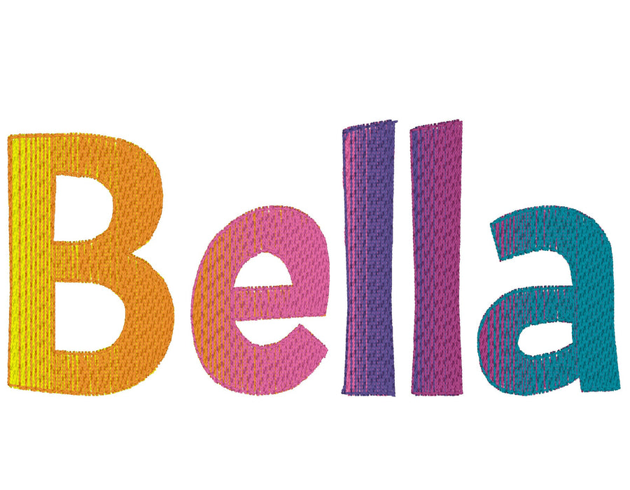 Iridescent Ombre Font