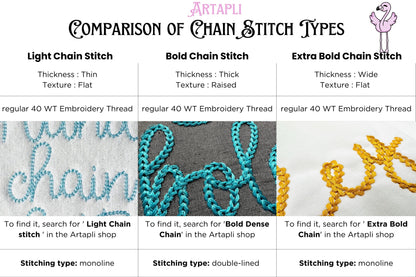 Quick Light Chain Stitch Script Handwritten Mini Font