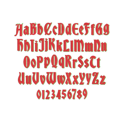 Vintage Retro Shadow Font