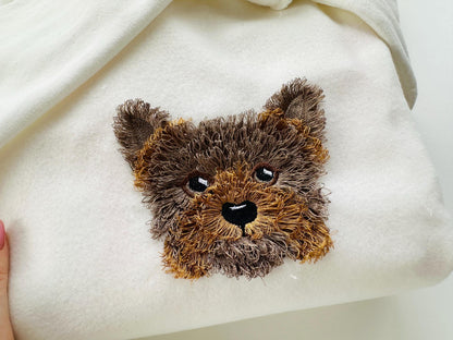 Fringed Little Puppy Yorkshire Terrier