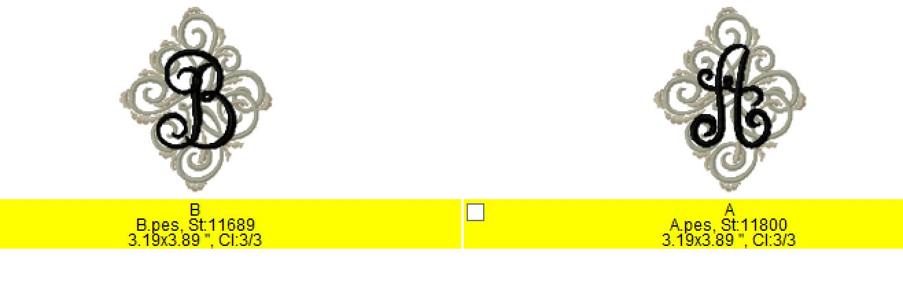 Elegant Wedding Monogram