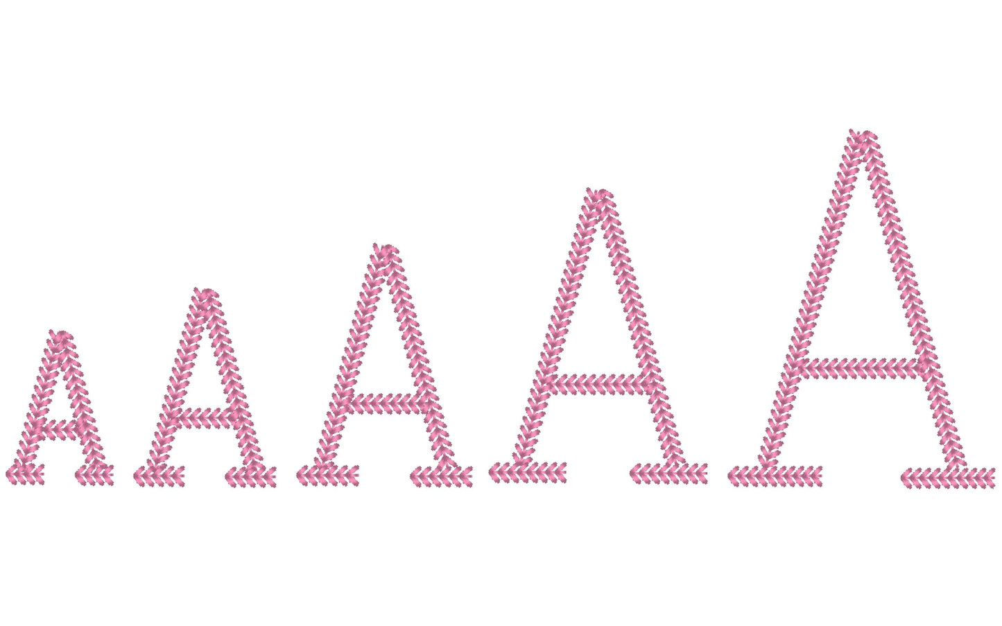 Baseball Stitch Block Varsity Font