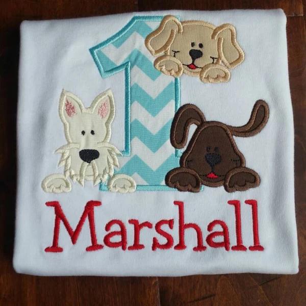 Cute Peeking Puppy Set of 3